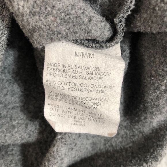 Under Armour Hoodie Mens Medium Gray Lose Logo Pullover Graphic Print Sportswear - Picture 4 of 7